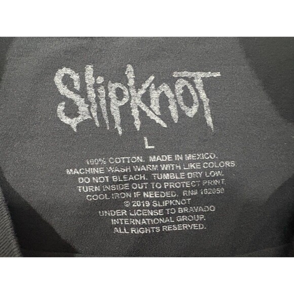 Slipknot T-Shirt Mens Black Short Sleeve We Are Not Your Kind Band Tee Sz L Hole - Picture 5 of 9